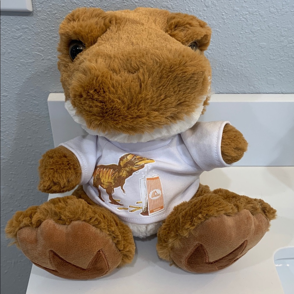 whataburger Plush Dinosaur with T-Shirt